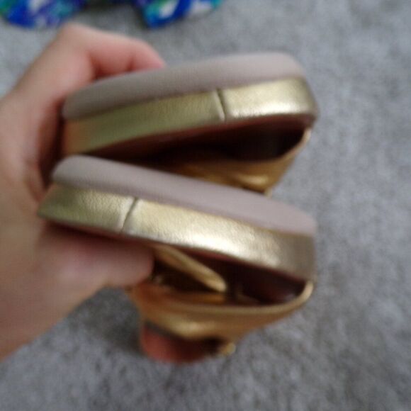 Fitflop gold platform summer sandals 10 - Picture 8 of 8